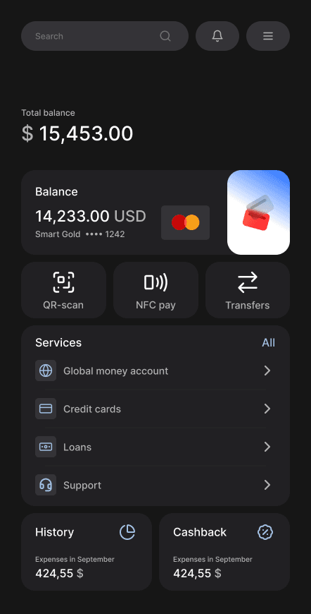 Превью проекта в разработке